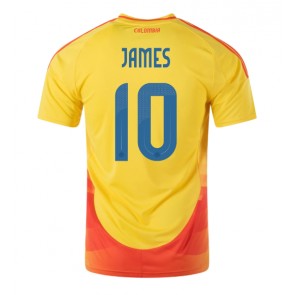 Colombia James Rodriguez #10 Hemmatröja Copa America 2024 Kortärmad